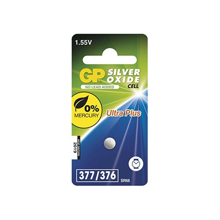 GP Jednorazowa srebrowa baterie SR626SW, 1-pack