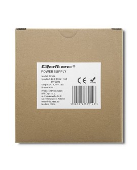 QOLTEC ZASILACZ NA SZYNĘ DIN 90W | 12V | 7.5A | BIAŁY | SLIM