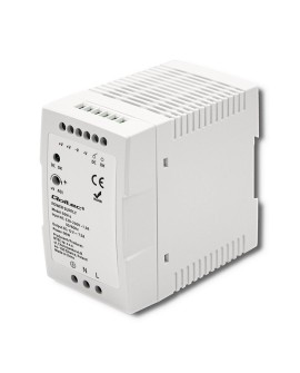 QOLTEC ZASILACZ NA SZYNĘ DIN 90W | 12V | 7.5A | BIAŁY | SLIM