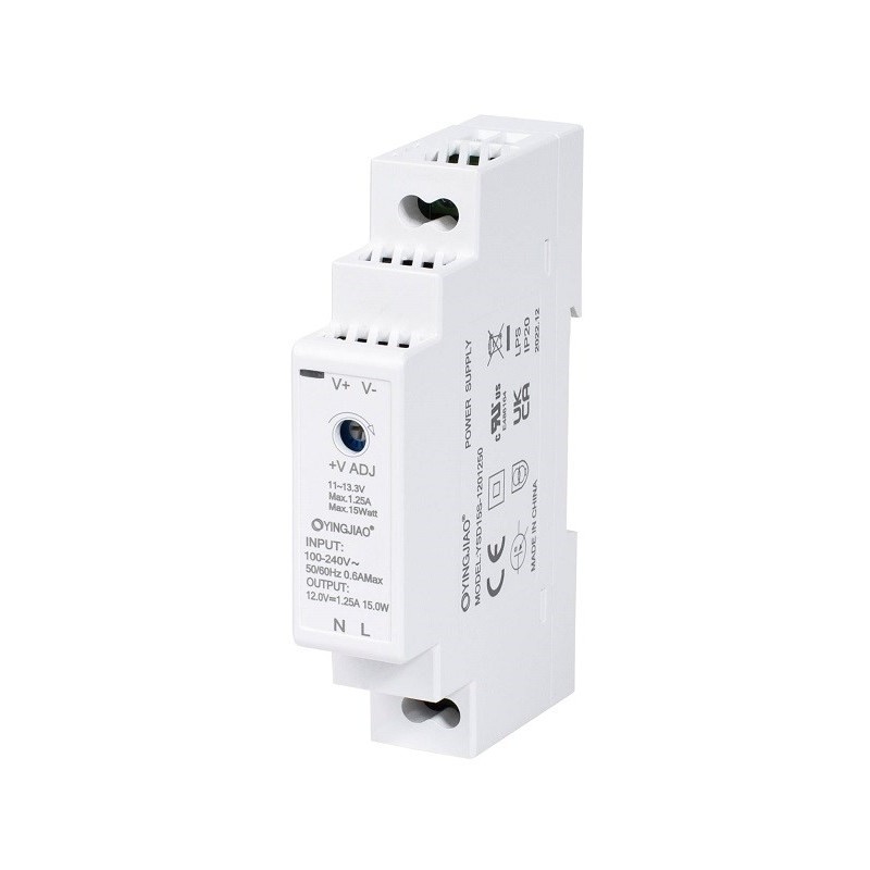 Zasilacz Yingjiao DIN YSDS 12V 1,25A 15W