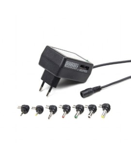 ENERGENIE UNIWERSALNY REGULOWANY 24W SIECIOWY ZASILACZ EG-MC-009 3V-12V + ZESTAW 7 KOŃCÓWEK