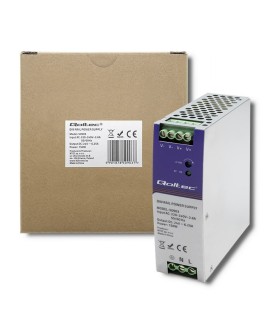 QOLTEC ZASILACZ NA SZYNĘ DIN PRZEMYSŁOWY | 150W | 24V | 6.25A