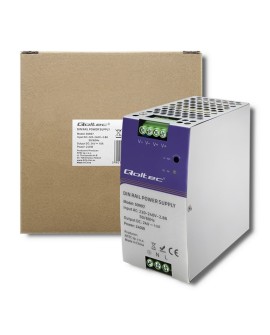 QOLTEC ZASILACZ NA SZYNĘ DIN PRZEMYSŁOWY | 240W | 24V | 10A