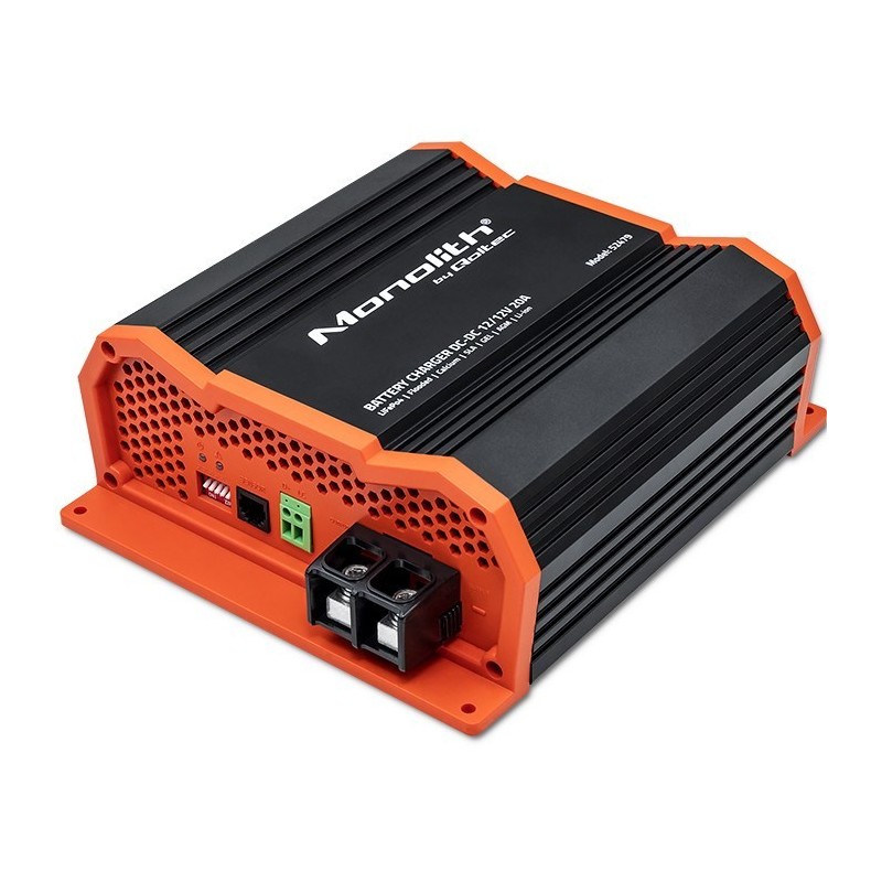 QOLTEC ŁADOWARKA DC-DC MONOLITH DO AKUMULATORÓW LIFEPO4 AGM 12V-12V | 20A | 250W