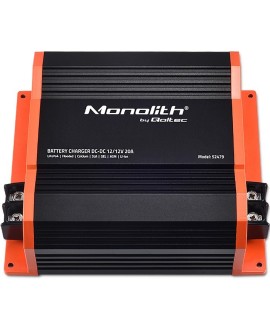 QOLTEC ŁADOWARKA DC-DC MONOLITH DO AKUMULATORÓW LIFEPO4 AGM 12V-12V | 20A | 250W