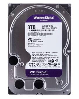 Dysk HDD WD Purple WD33PURZ (3 TB 3.5" 256 MB 5400 obr/min)
