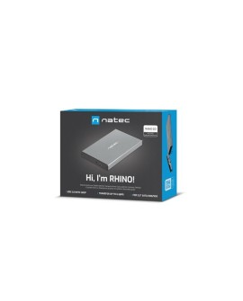 Obudowa na dysk NATEC Rhino Go NKZ-1281 (2.5" USB 3.0 Aluminium kolor szary)