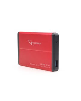 Obudowa na dysk GEMBIRD EE2-U3S-2-R (2.5" USB 3.0 Aluminium kolor czerwony)