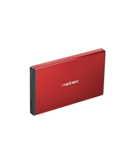 Obudowa NATEC Rhino Go NKZ-1279 (2.5" USB 3.0 Aluminium kolor czerwony)