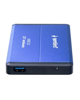 GEMBIRD OBUDOWA HDD/SSD USB 3.0 2.5" SATA, ALUMINIUM, NIEBIESKA