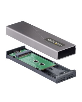 StarTech.com M2-USB-C-NVME-SATA obudowa do dysków twardych Obudowa SSD Szary M.2