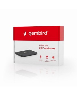 Obudowa na dysk GEMBIRD EE2-U3S-3 (2.5" USB 3.0 Aluminium, Plastik kolor czarny)