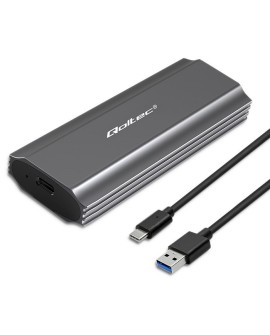 QOLTEC OBUDOWA NV2271 NA DYSK M.2 SSD | SATA | NVME | USB-C | 2TB