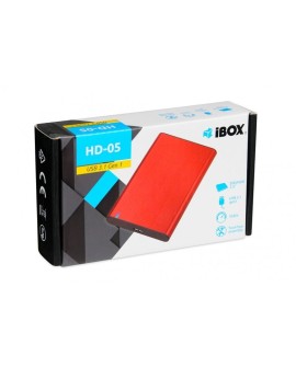 OBUDOWA I-BOX HD-05 ZEW 2,5" USB 3.1 GEN.1 RED