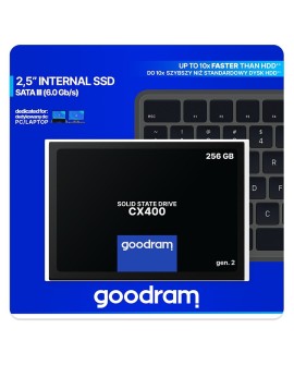 SSD GOODRAM CX400 Gen. 2 256GB SATA III 2,5 RETAIL