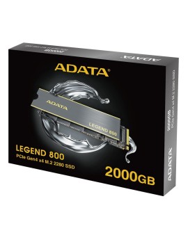Dysk SSD ADATA Legend 800 2TB M.2 2280 PCI-E x4 Gen4 NVMe