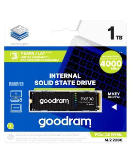 Dysk SSD Goodram PX600 500GB M.2 PCIe NVME gen. 4 x4 3D NAND