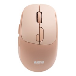 Marvo M809W Mysz bezprzewodowa, pastelowy pomarańczowy, 1600DPI, EOL