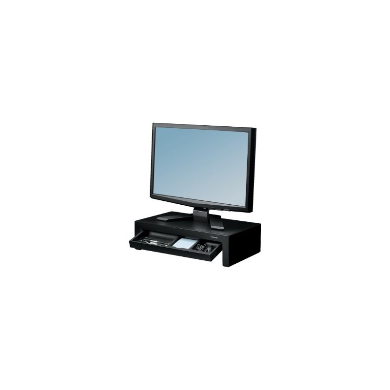 Fellowes Designer Suites 53,3 cm (21") Czarny, Perłowy Biurko
