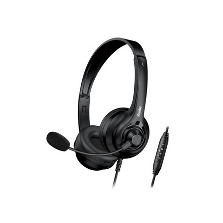 Genius HS-235U słuchawki z mikrofonem, przewodowa, czarna