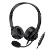 Genius HS-235U słuchawki z mikrofonem, przewodowa, czarna