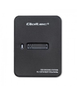 QOLTEC STACJA DOKUJĄCA DYSKÓW SSD M.2 SATA/PCIE | NGFF/NVME | USB 3.1
