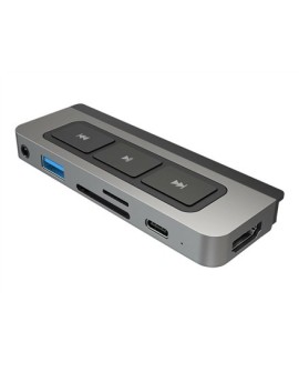 HYPER HD449 stacja dokująca Szary