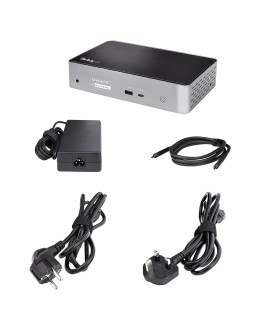 StarTech.com DK31C4DPPDUE stacja dokująca Przewodowa USB 3.2 Gen 2 (3.1 Gen 2) Type-C Czarny, Szary