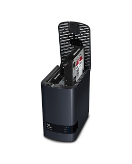 Western Digital My Cloud EX2 Ultra NAS Komputer stacjonarny Marvell Armada 385 1 GB DDR3 4 TB HDD My Cloud OS Czarny