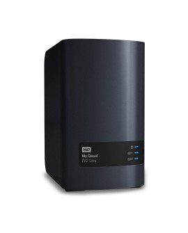 Western Digital My Cloud EX2 Ultra NAS Komputer stacjonarny Marvell Armada 385 1 GB DDR3 4 TB HDD My Cloud OS Czarny