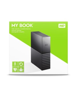 Dysk zewnętrzny HDD WD My Book (8TB 3.5" USB 3.2 Gen 1 USB 3.0 WDBBGB0080HBK-EESN)