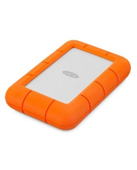 LaCie Rugged Mini zewnętrzny dysk twarde 1 TB 5400 RPM 2.5" Micro-USB B 3.2 Gen 1 (3.1 Gen 1) Pomarańczowy, Srebrny