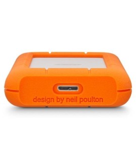 LaCie Rugged Mini zewnętrzny dysk twarde 1 TB 5400 RPM 2.5" Micro-USB B 3.2 Gen 1 (3.1 Gen 1) Pomarańczowy, Srebrny