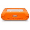 LaCie Rugged Mini zewnętrzny dysk twarde 1 TB 5400 RPM 2.5" Micro-USB B 3.2 Gen 1 (3.1 Gen 1) Pomarańczowy, Srebrny