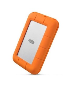 LaCie Rugged Mini zewnętrzny dysk twarde 1 TB 5400 RPM 2.5" Micro-USB B 3.2 Gen 1 (3.1 Gen 1) Pomarańczowy, Srebrny