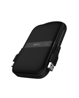 Dysk zewnętrzny HDD Silicon Power Armor A60 (1TB 2.5" USB 3.2 5400 obr/min Black SP010TBPHDA60S3A)