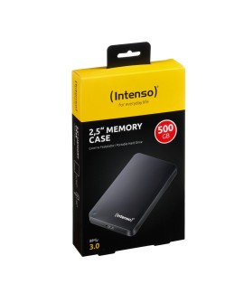 Dysk zewnętrzny HDD INTENSO Memorycase 6021530 (500 GB 2.5" USB 2.0, USB 3.0 5400 obr/min kolor czarny)