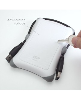 Dysk zewnętrzny HDD Silicon Power Armor A30 (1TB 2.5" USB 3.2 5400 obr/min White SP010TBPHDA30S3W)
