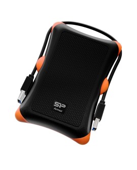 Dysk zewnętrzny HDD Silicon Power Armor A30 (1TB 2.5" USB 3.2 5400 obr/min Orange-Black SP010TBPHDA30S3K)