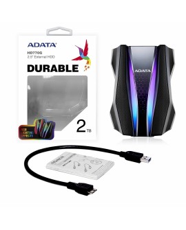 Dysk zewnętrzny HDD ADATA HD770G (2TB 2.5" USB 3.2 czarny)
