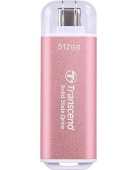 Transcend ESD300 512 GB USB Type-C 3.2 Gen 2 (3.1 Gen 2) Różowy