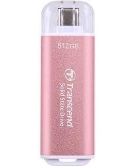 Transcend ESD300 512 GB USB Type-C 3.2 Gen 2 (3.1 Gen 2) Różowy