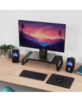Podstawka pod monitor TRUST MONTA GLASS MONITOR STAND BLK 25271