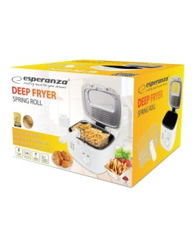 Frytownica Esperanza SPRING ROLL EKG012 (2,5 l 1800W kolor biały)