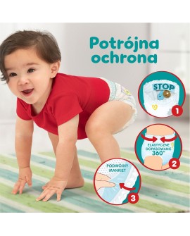 PAMPERS Pieluchomajtki MTH Rozm 6, 15+kg, 132szt