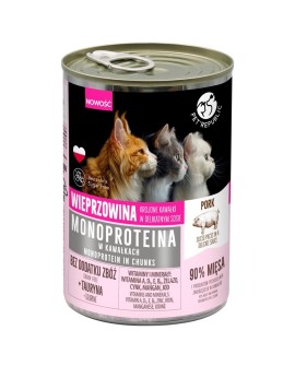 PetRepublic MONOPROTEINA dla kota wieprz. sos 400 g