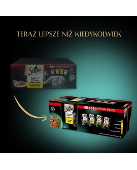 SHEBA Selection Select Slices Drobiowe Smaki 85g