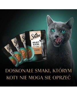 SHEBA Selection Select Slices Drobiowe Smaki 85g