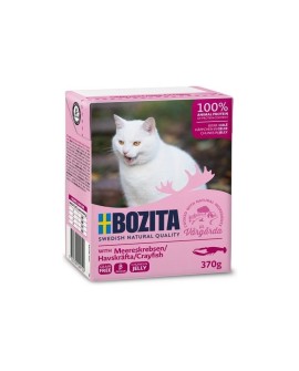 BOZITA Mięsne kawałki z rakiem w galaretce 370g