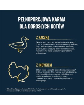 FELIX Tasty Shreds z kaczką i indykiem - mokra karma dla kota - 4x 80g